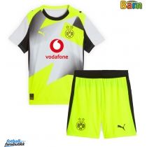 Borussia Dortmund Ramy Bensebaini #5 Bortedraktsett Barn 2025-26 Kortermet (+ Korte bukser)